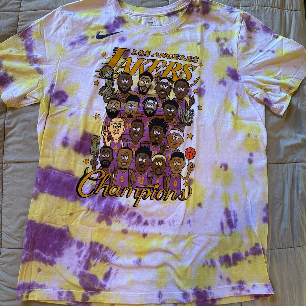 Nike Los Angeles Lakers Tie-Dye T-Shirt
